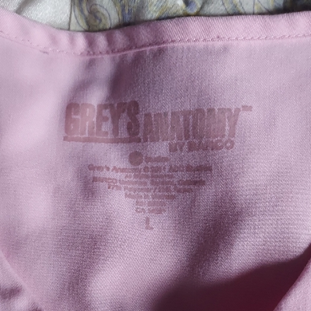 Grey's Anatomy Pink Scrub Top